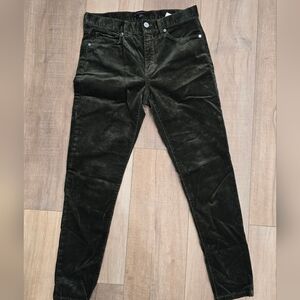 Dark Green Corduroy Pants